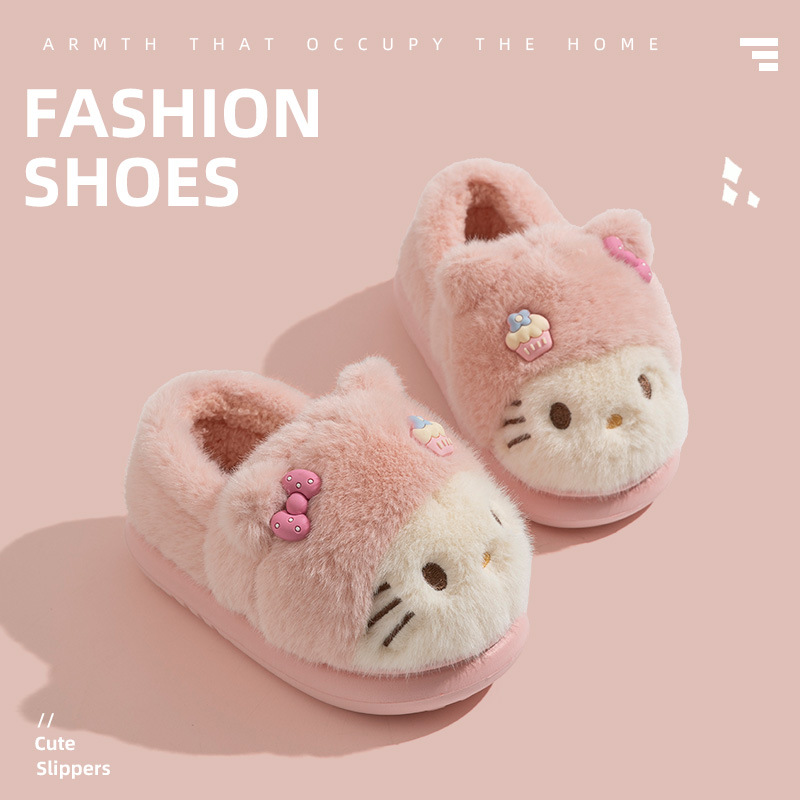 2025冬季新款女童可爱小猫咪棉鞋