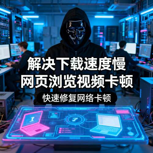 快速解决电脑下载速度慢上网速度慢网页打不开网速问题
