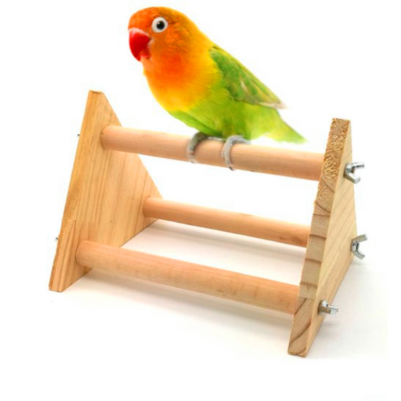 鹦鹉站架实木树枝牡丹虎皮玄风八哥训练鸟站杆小型鸟桌面站架子