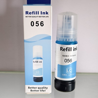 RefillInk墨水056 LC号浅蓝墨水L8058喷墨打印机多功能一体式墨水