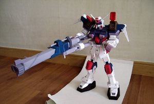 满68包邮手工劳动3D纸模型DIY BUSTER GUNDAM暴风高达纸质非成品