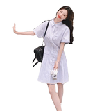 大货已出条纹连衣裙8587P115控178，女装连衣裙，浙宝265
