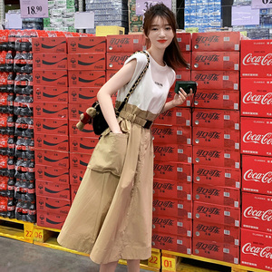 大货已出 工装风大口袋拼接假两件连衣裙 8270 P125178图片