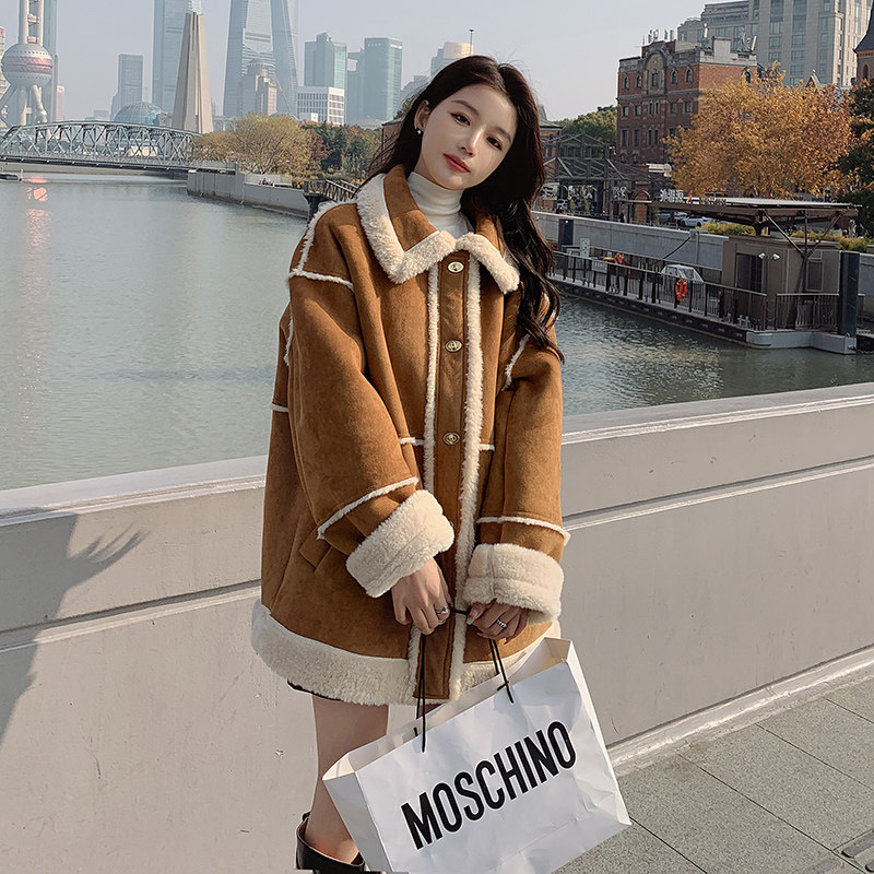 大货皮毛一体派克服外套8133,女装派克服,浙宝265