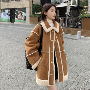大货 皮毛一体派克服外套  8133图片