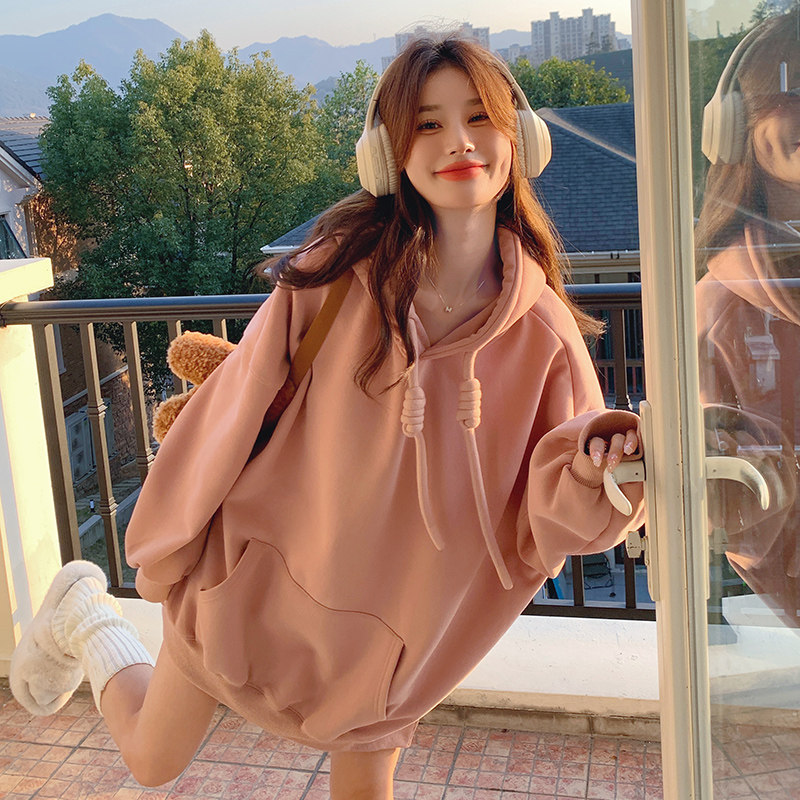 大货粉色卫衣8555P105控158,女装卫衣/绒衫,浙宝265