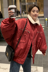 大货已出 兔毛内胆棒球服外套 8703 P170控价258图片