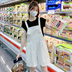 大货 白色背带连体裤 8271P95148图片