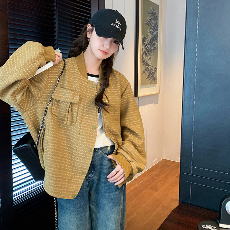 大货2024小香风棒球服外套8319P155218,女装短外套,浙宝265