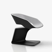 玻璃钢休闲椅子 简约现代设计沙发椅 洽谈会议室创意工字型座椅