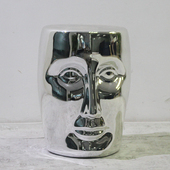 玻璃钢人脸凳子时尚 大师设计油漆 个性