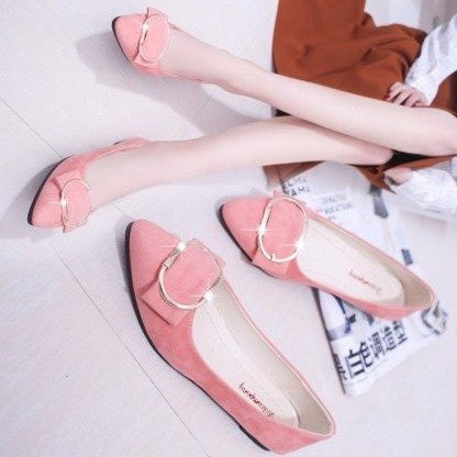 单鞋女春季2018新款套脚百搭平跟韩版春鞋单鞋钻扣英伦尖头休闲鞋|ruв категории Женская обувь, низкий чистка - от Buy2taobao.com для оказания профессиональной услуги покупки агента Taobao