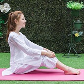 女纯棉纯手工刺绣上衣白色 3印度瑜伽服宽松禅修服运动套装