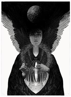  超现实主义艺术家 Dan Hillier 生活之光限量版画 大地宇宙自然