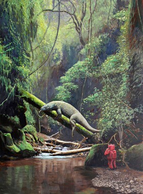 埃里克·乔伊娜ERIC JOYNER 花园kitty猫 限量版画 机器人 潮流