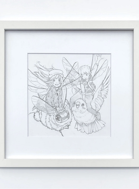 加拿大插画家Camilla d'Errico仙女蝴蝶小蜜蜂手绘原作收藏装饰画