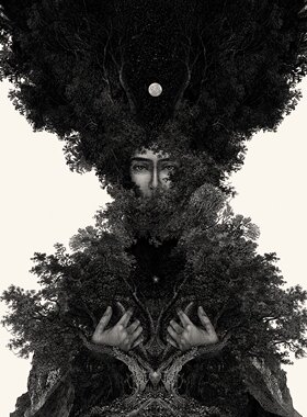  超现实主义艺术家 Dan Hillier 启示者 限量版画 大地宇宙自然
