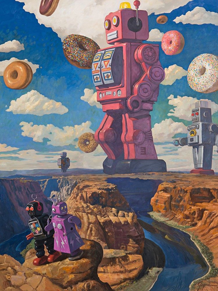 埃里克·乔伊娜ERIC JOYNER 峡谷爱情限量版画 收藏艺术品