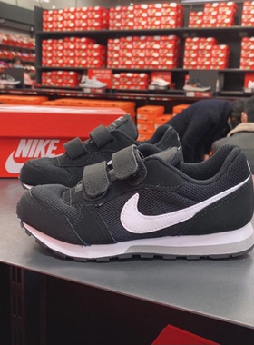 NIKE耐克 RUNNER 2小童魔术贴防滑轻便运动休闲鞋807317-001