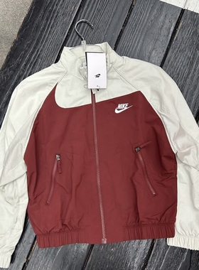 Nike耐克中大儿童男女新款梭织夹克休闲外套 FN9134-619