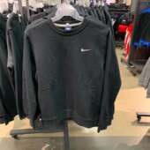 010 耐克 451 刺绣Logo男女春秋薄绒套头卫衣 916609 Nike Swoosh