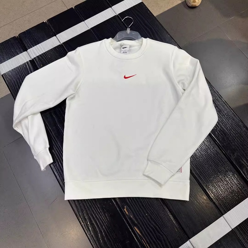 NIKE耐克男子圆领加绒保暖运动休闲长袖套头衫卫衣IB5567-133-657