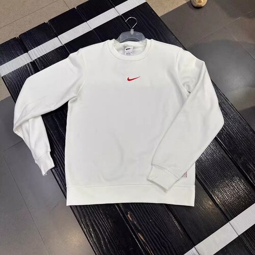 NIKE耐克男子圆领加绒保暖运动休闲长袖套头衫卫衣IB5567-133-657