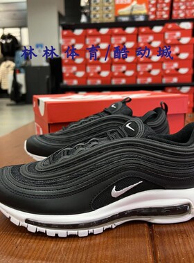 Nike耐克Air Max97 男子纯黑子弹全掌跑步鞋921826-DX6057-DM0028