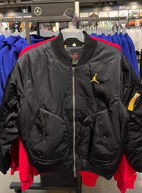 NIKE耐克 JORDAN男子立领棒球服飞行服运动休闲棉服CZ1191
