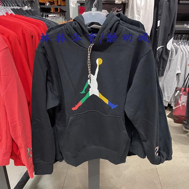 Nike连帽印花抓绒卫衣男