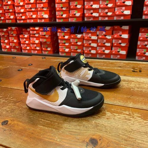 耐克男女童魔术贴运动篮球鞋