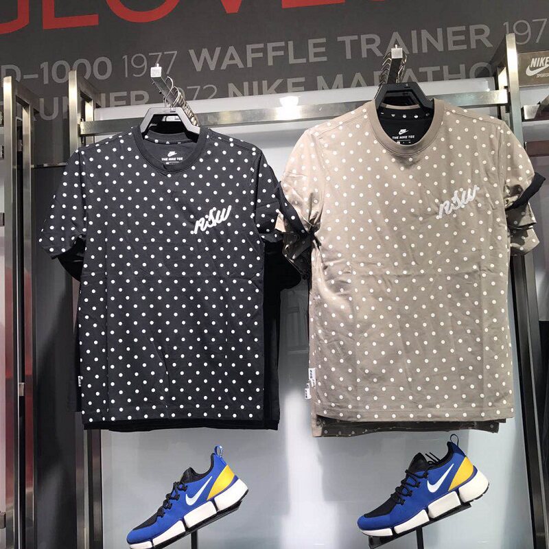 NIKE耐克男装2018夏新款运动休闲圆领速干短袖T恤AJ3709-285-010