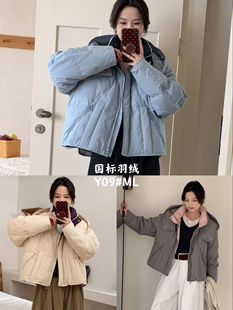 百搭好看舒服洋气减龄保暖 带帽羽绒服外套女士时尚 Y09冬季 新款