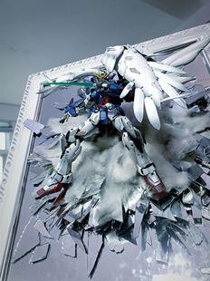 热火GK定制 破镜高达系列 1/100 飞翼高达 PG/MG 雕像模型手办