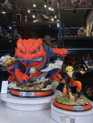 热火gk定制 现货 通灵之术 火影忍者 鸣人 蛤蟆吉 1/7 模型手办