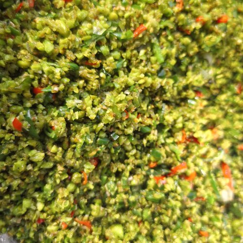 徐州新沂邳州特产辣椒炒豆沫炒青豆沫炒豆渣私房菜下饭菜250克