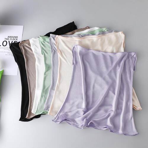 天然桑蚕丝挂耳式套头围脖