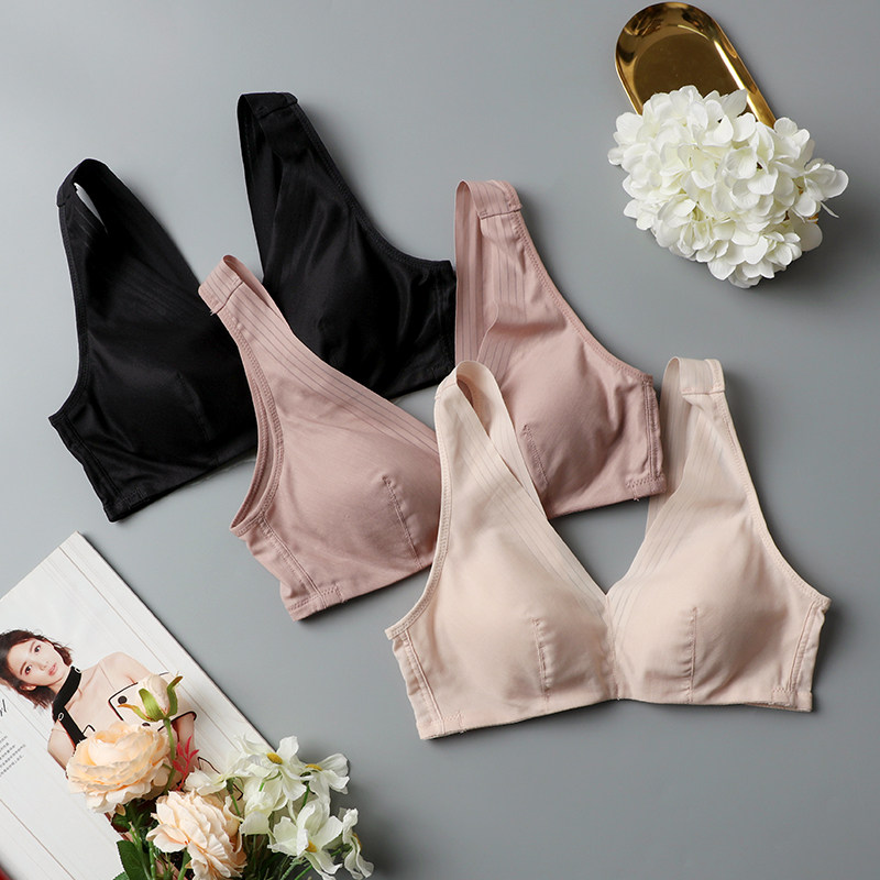 夏季薄款真丝无钢圈三角杯法式内衣女 100%桑蚕丝无痕V领文胸胸罩,女士内衣/男士内衣/家居服,文胸,淘宝优惠券,粉丝福利购,淘宝优惠卷