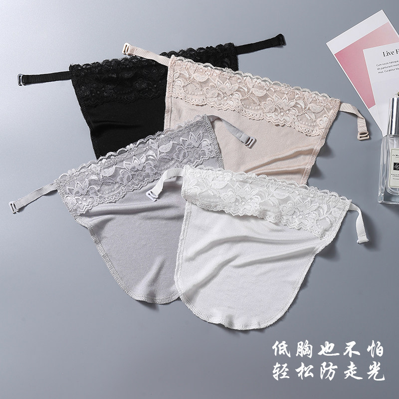 高档桑蚕丝防走光神器精致抹胸