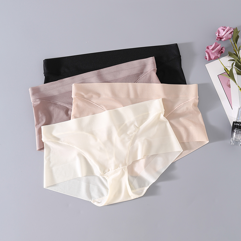 真丝内裤裆部舒适平角透气