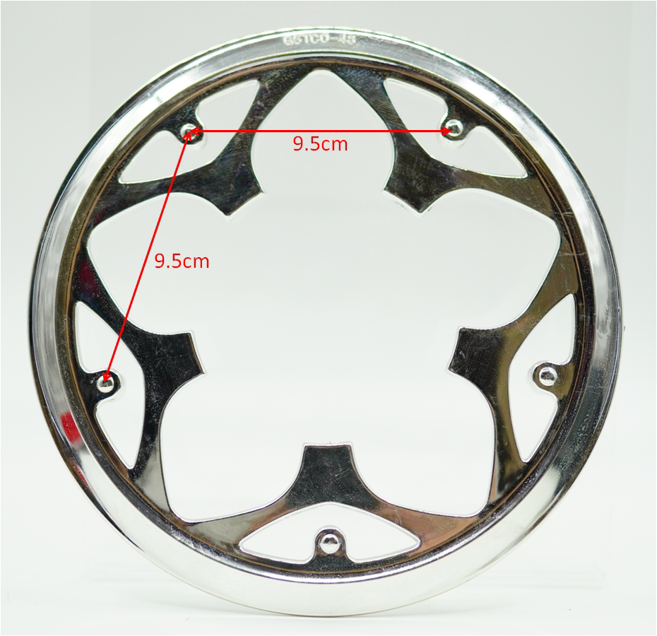五孔自行车护盘山地车牙盘护盘罩 轮链条护罩链盘盖 齿轮保护罩