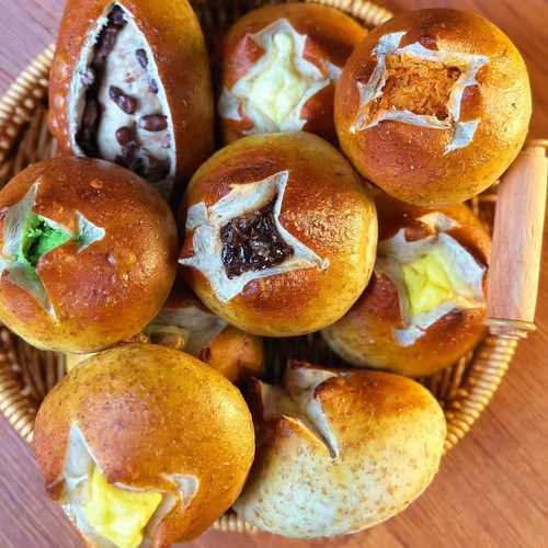 全麦奶酪碱水球健身健康手作夹心面包代餐饱腹优质碳水不加蔗糖