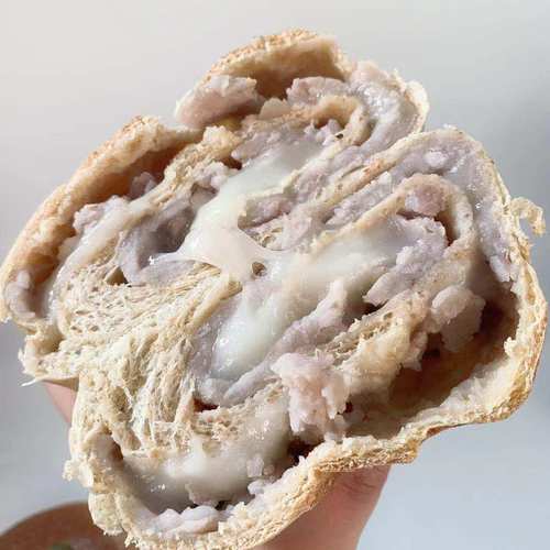 粗粮芋泥麻薯欧包饱腹健身代餐全麦面包轻食手工烘焙0添蔗糖0添油
