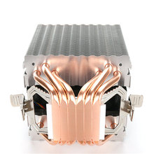 全新6铜管温控 CPU散热器 AMD3600 5600 至强E3 E5 I7cpu风扇静音