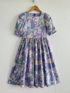 Uk5 Laura Us8 size 大童vintage花柄裙 Ashley 英国制