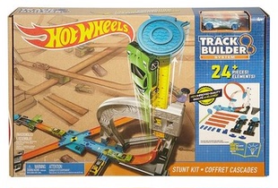 HotWheels风火轮四合一轨道组合套装儿童合金小跑车竞技赛道DLF28