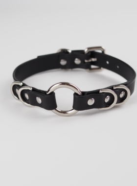 O-ring圆环项圈定制choker小锁骨链 puppy 小众文化圈子设计朋克