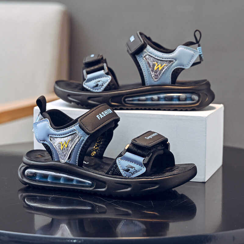 男童凉鞋2026新款夏季中大童男孩学生软底防滑儿童韩版小孩沙滩鞋