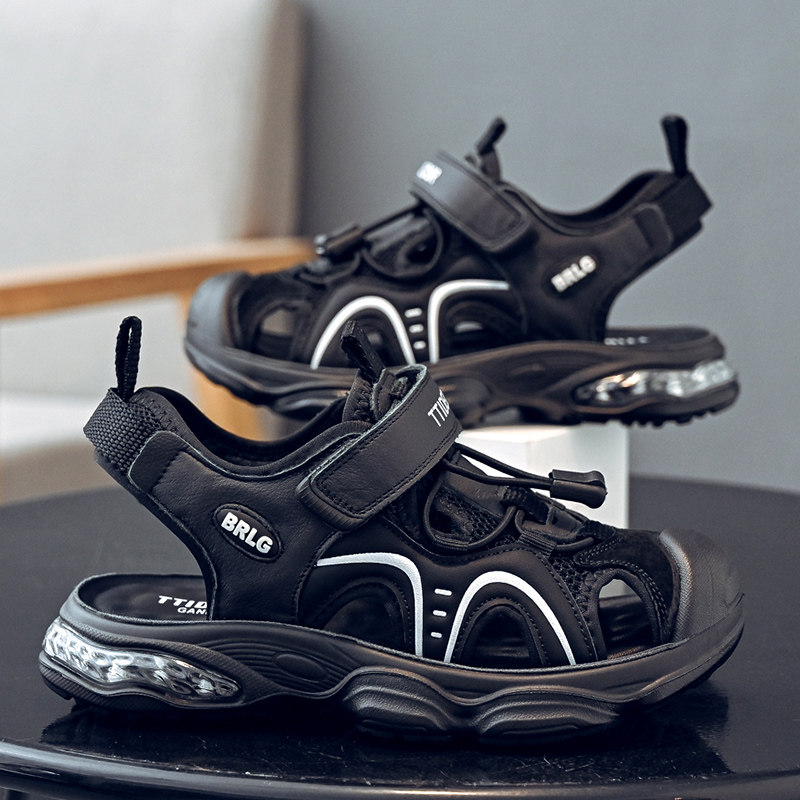 男童凉鞋2026新款夏季中大童韩版沙滩鞋儿童学生防滑软底童鞋