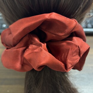 百分百桑蚕丝香云纱红色系拼接发圈发绳发饰头饰头绳肠圈发尾发圈